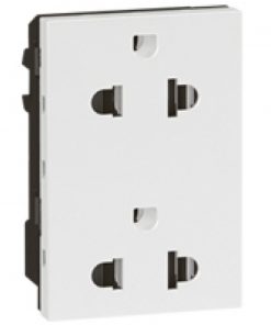 Double Euro-US type socket