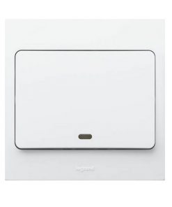 illuminated 1 gang 1 way switch
