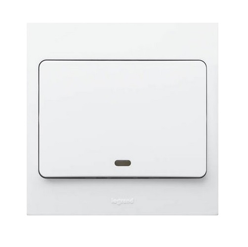Mallia single pole illuminated 1 gang - 1 way switch 281010 illuminated 1 gang 1 way switch