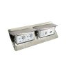 Hộp âm sàn 8 module, mặt nhôm