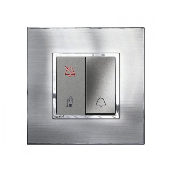 Mặt che inox Arteor - 2 module 575216 Mặt che inox Arteor - 2 module
