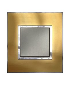 Mặt che vàng đồng Arteor - 2 module