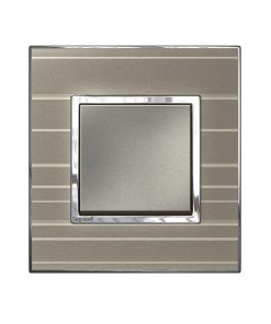 Mặt che kính sọc xám Arteor - 2 module