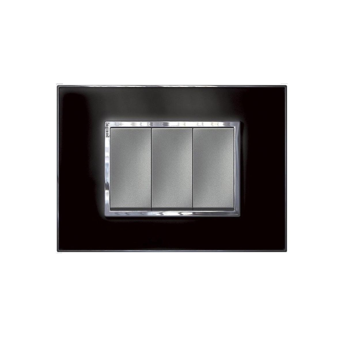 Mặt che kính đen Arteor - 3 module 575273-2