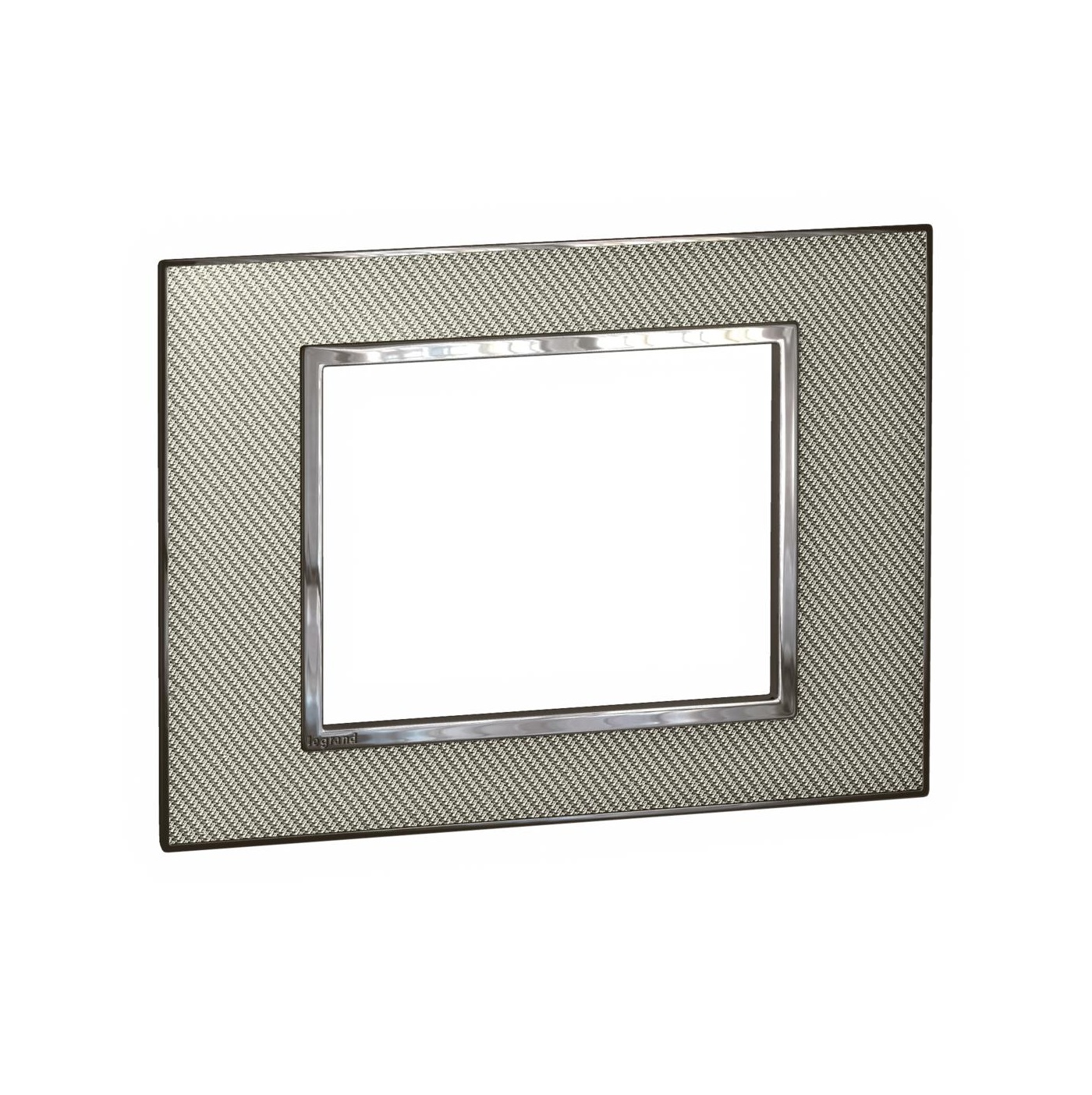 Mặt che sợi inox xoắn Arteor - 3 module 576457-2