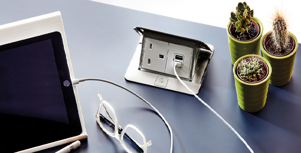 Legrand extends desk power offering with new ‘In-Desk’ range