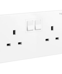 Ổ cắm đôi chuẩn Anh có công tắc - Galion | 282433