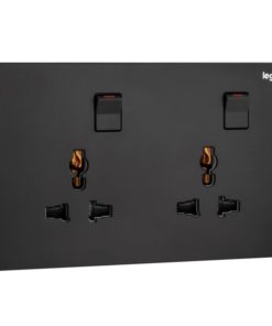Ổ cắm đôi đa năng có công tắc - Galion | 282435
