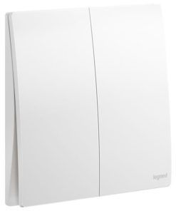 Công tắc đôi 2 chiều 16A Mallia Senses - White | 281003MW