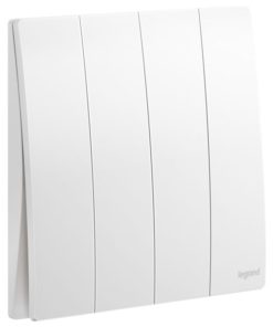 Công tắc bốn 2 chiều 16A Mallia Senses - White | 281007MW