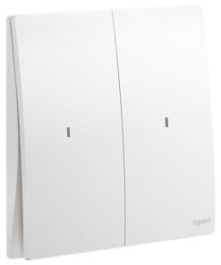 Công tắc đôi 2 chiều có đèn 16A Mallia Senses - Legrand | 281013