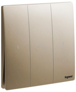 Công tắc ba 1 chiều có đèn 16A Mallia Senses - Legrand | 281014