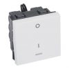 Công tắc 1 chiều 2 cực 20A - 250V - 2 modules Arteor - Trắng | 572046