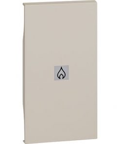 Mặt che với biểu tượng sưởi ấm 2 Modules - Vàng Cát |KM01M2PN