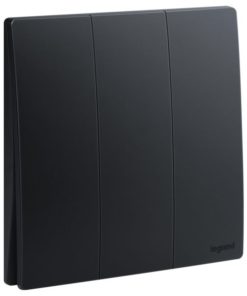Công tắc ba 1 chiều 16A Mallia Senses - Black | 281004MB