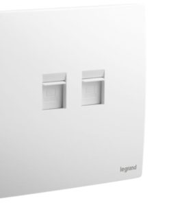 Ổ cắm mạng đôi RJ45 Cat. 6 UTP Mallia Senses | 281165