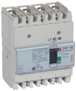 MCCB thermal magnetic - DPX³ 160 - Icu 25 kA 400 V~ - 4P - 25 A - 420051
