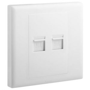 Ổ cắm đôi RJ45 Cat6 UTP Eloe | 618092