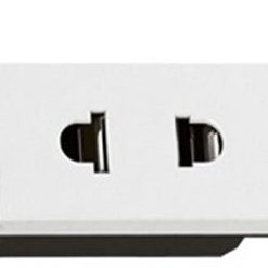 Ổ cắm 2 cực Âu-Mỹ có màng che - 16A-250V (có phân cực) - 1 Module - 654320