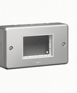 Carrier Plate Synergy - For 3 Mosaic Modules - 2 Gang - Metalclad - 733893