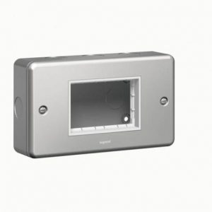Carrier Plate Synergy - For 3 Mosaic Modules - 2 Gang - Metalclad - 733893