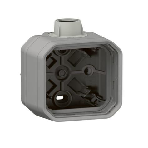 Đế nổi Plexo 1 Gang có ngõ vào Cable Glands | 069656