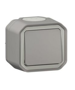 Nút nhấn 10A IP55 - Gắn nổi - Xám | 069720