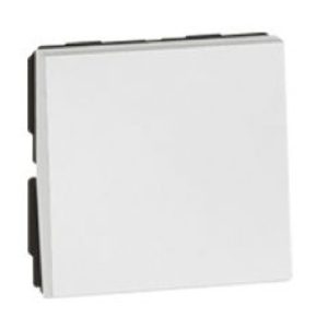 Nút nhấn đơn 6A 1 chiều 2 modules Arteor - White | 572030