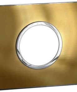 Mặt che 2 mod - Chuẩn Anh - nhân tròn - Gold Brass - 576110