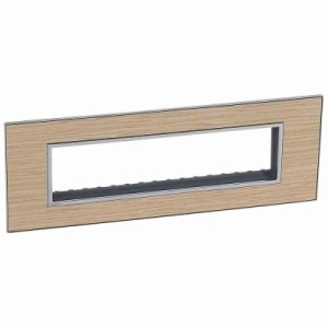 Mặt che 8 mod + khung đỡ - Light oak - 576719