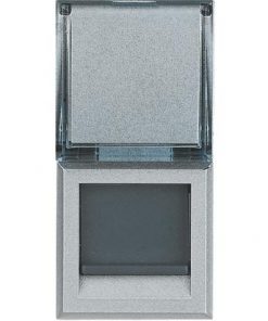 Hạt ổ cắm mạng Axolute RJ45 Cat6 1M màu bạc | HC4279C61