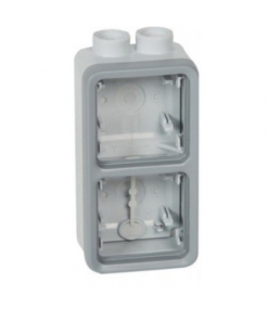 Đế nổi Plexo 2Gang có ngõ vào Cable Glands | 069668