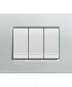 Mặt che chữ nhật Bticino Livinglight Silver