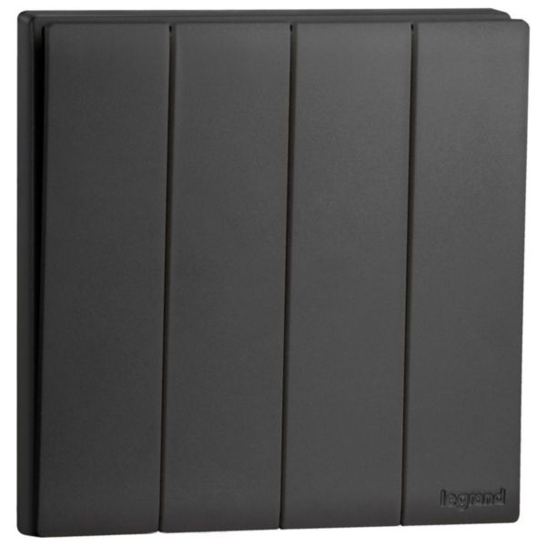 LG-MEC21010BL-WEB-R Công tắc bốn 1 chiều 16A - Obria Legrand | MEC21010
