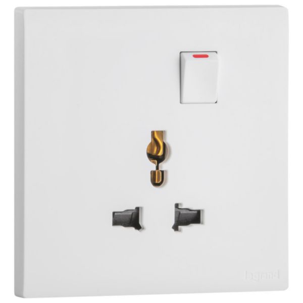 Ổ cắm đơn đa năng có công tắc - Obria Legrand | MEC32045