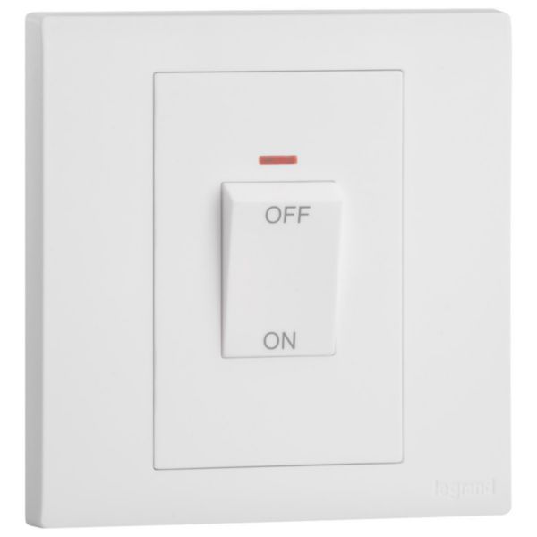 LG-MEC21027WH-WEB-R Công tắc 2 cực một chiều 32A có LED – Obria Legrand | MEC21027