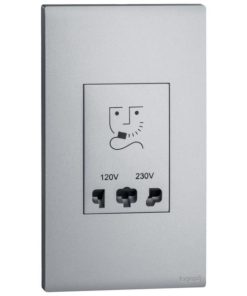 Ổ cắm dao cạo râu 2 gang - Obria Legrand | MEC36074