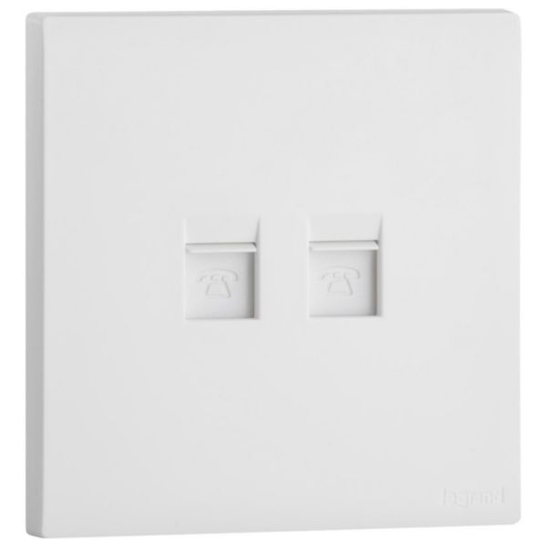 Ổ cắm đôi điện thoại RJ11 - Obria Legrand | MEC42070