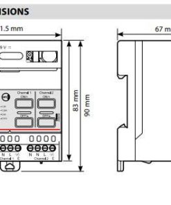 Bộ điều chỉnh độ sáng đa năng (Dimmer) KNX 2x300W - Legrand 002654