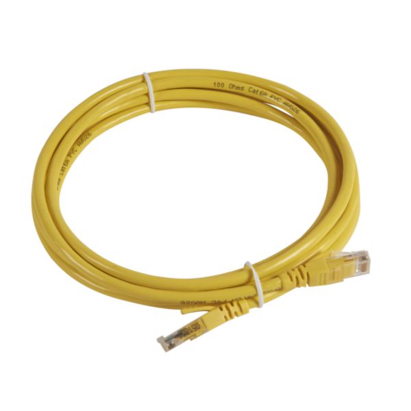 Dây Nhảy RJ45 Loại 6A U/UTP – Màu Vàng – Dài 3m | 051884