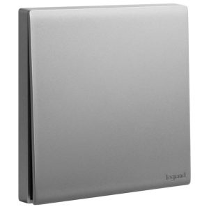 Công Tắc 2 Chiều 16AX Obria 1 Gang – Màu Bạc Đậm | MEC22002SL