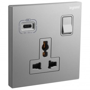 Công Tắc Đa Năng Galion Kèm Cổng USB C 18W 1G 16A – 282485A-C3 giải pháp đến từ thiết bị điện legrand