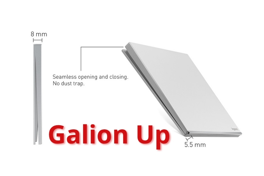 Thiết kế phẳng chìm vào bề mặt tường của Galion Up