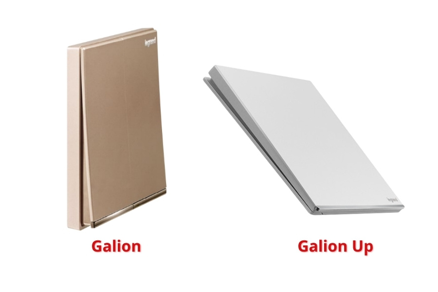 Galion Up và Galion khác nhau cơ bản về màu sắc và hình dáng