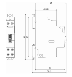 Rơ Le Trung Gian Legrand CX3 230VAC 16A 2NO - 412412